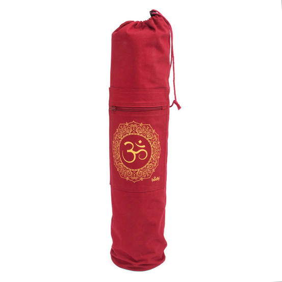 Klasyczny pokrowiec na matę Shakti Ganesh czerwony