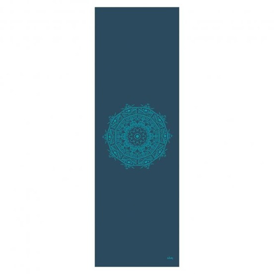 Mata do jogi Leela 4,5 mm - niebieski z mandalą - Outlet