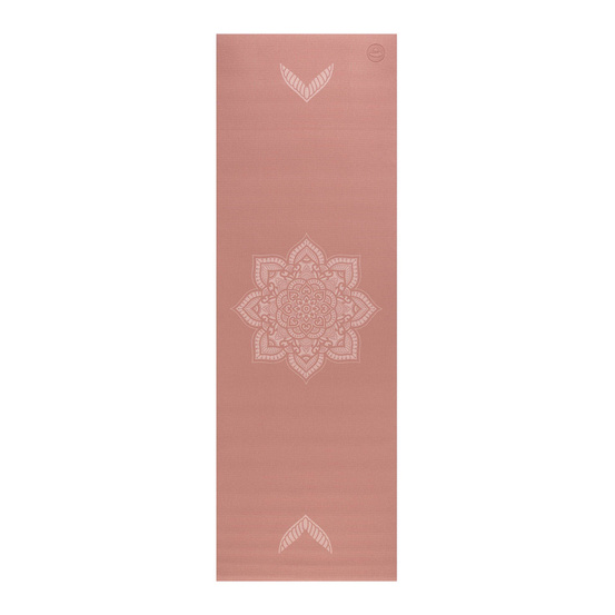 Mata do jogi Leela 4,5 mm - różowa z mandalą
