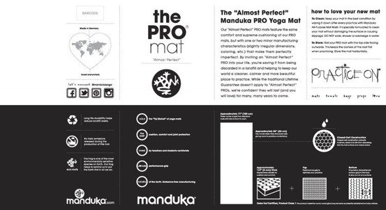 Mata do jogi Manduka Pro 6mm - Fuchsia - seria Almost Perfect