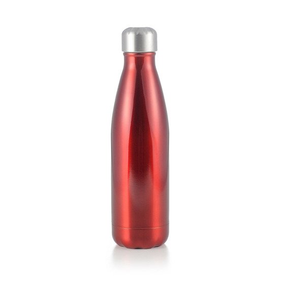 Metalowa butelka termiczna - metallic red