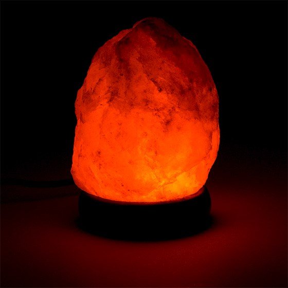 Mini lampa solna 9 cm - pomarańczowa