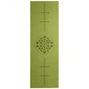 Mata do jogi Leela 4,5 mm - zielona yantra i wyrównanie